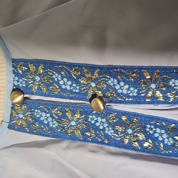 Lorraine Y2K Vintage Blue Maxi Might Dress. Size Small. Luxury - Picture 2 of 8